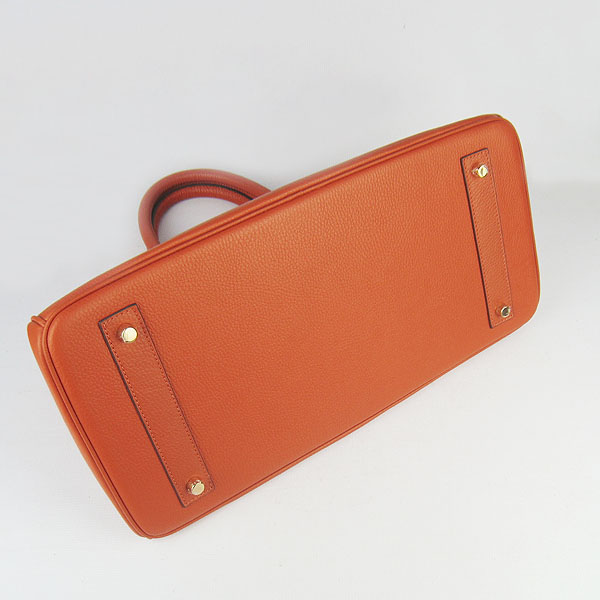 Hermes Birkin 6109 Togo Leather Bag Orange 42cm Gold Hermes Birkin 6109 Togo Leather Bag Orange 42cm Gold