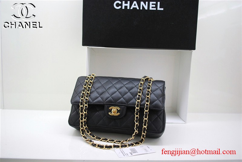 Chanel 2.55 Double Flap Gold Hardware A1112 Black Chanel 2.55 Double Flap Gold Hardware A1112 Black