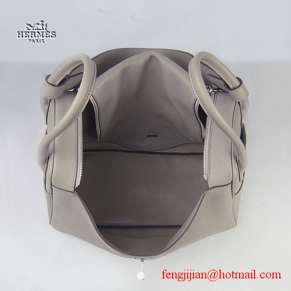 Hermes Women Shoulder Bag Grey 6208 Hermes Women Shoulder Bag Grey 6208