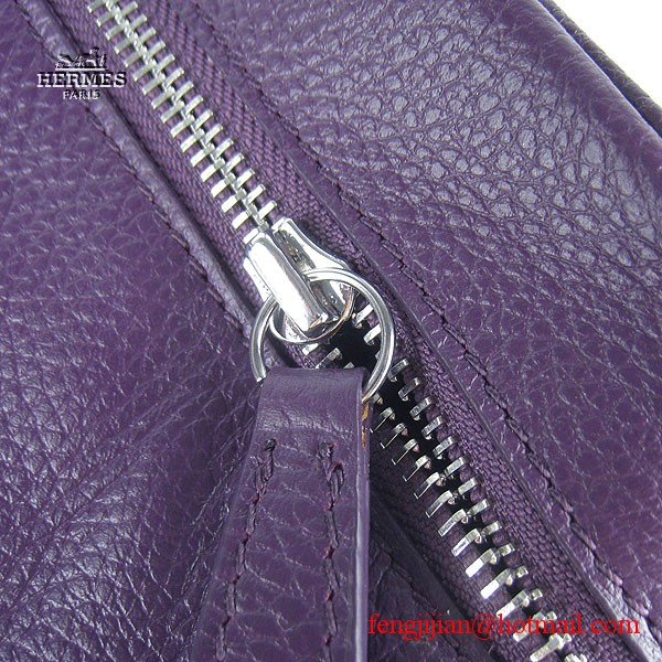 Hermes Women Shoulder Bag Light Purple 6208 Hermes Women Shoulder Bag Light Purple 6208