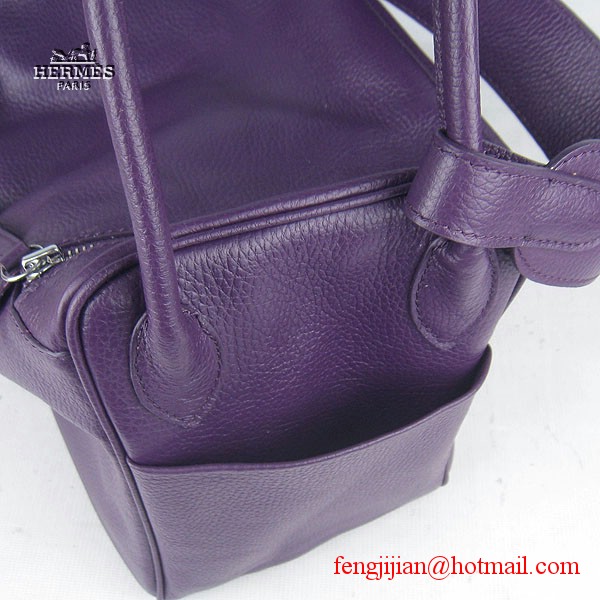 Hermes Women Shoulder Bag Light Purple 6208 Hermes Women Shoulder Bag Light Purple 6208