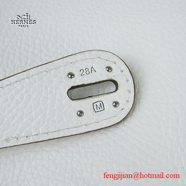 Hermes Women Shoulder Bag White 6208 Hermes Women Shoulder Bag White 6208