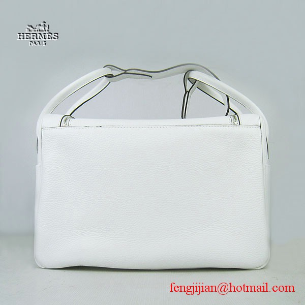 Hermes Women Shoulder Bag White 6208 Hermes Women Shoulder Bag White 6208
