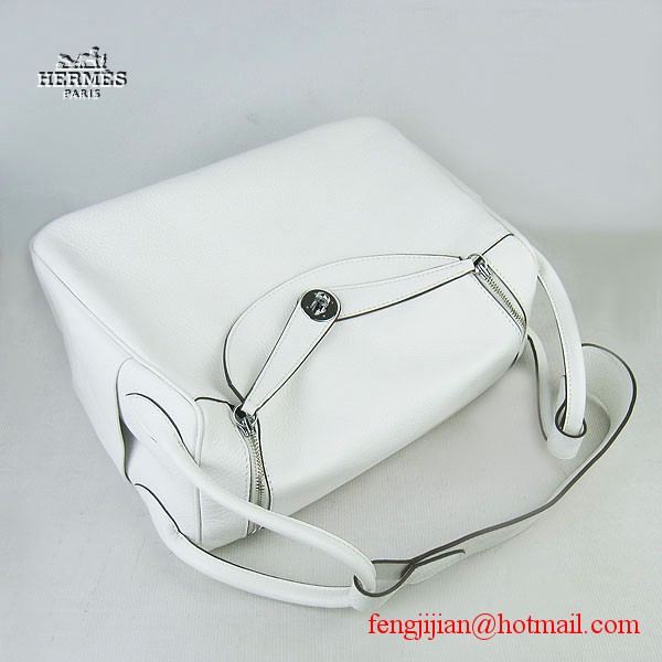 Hermes Women Shoulder Bag White 6208 Hermes Women Shoulder Bag White 6208