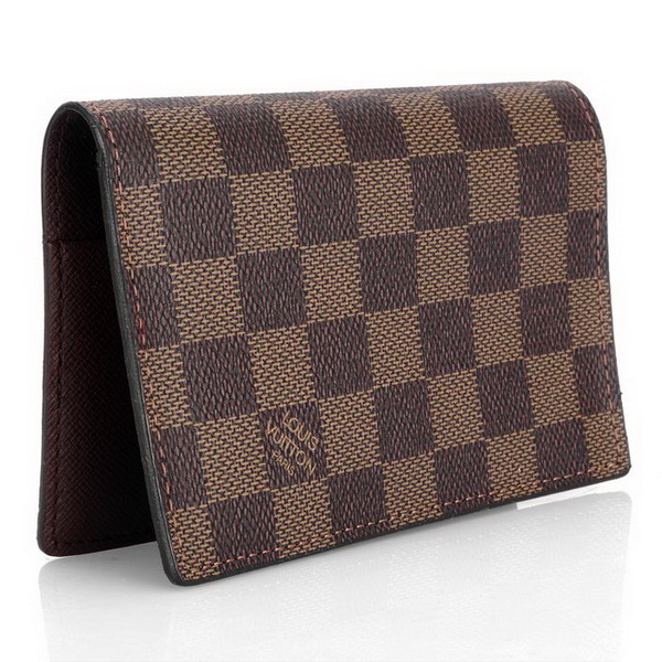 Louis Vuitton Damier Ebene Canvas Passport Wallet N60180 Louis Vuitton Damier Ebene Canvas Passport Wallet N60180