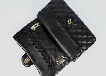 Chanel 2.55 Quilted Flap Handbag A1112 Black with Gold Hardware Chanel 2.55 Quilted Flap Handbag A1112 Black with Gold Hardware