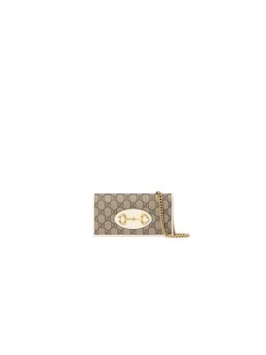 gucccci Horse Buckle 1955 Chain Wallet