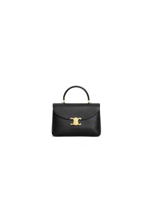 Black CELINE Medium size NINO bag in soft cow leather